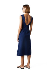 Dresses Kiohne Coral Cross Body Dress Night Blue Apoella