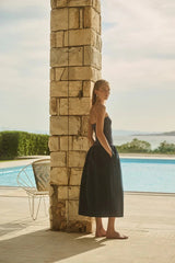 Dresses Kiohne Grace Bandeau Dress Navy Blue Sparkle Apoella