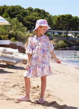 Dresses Marie Raxevsky Short Sleeve Ruffles Tunic Dress Romantic Apoella