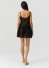Dresses Melissa Odabash Bailey Knit Short Dress Black Apoella