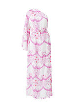 Dresses Melissa Odabash Calista One Shoulder Long Dress Florian Pink Apoella