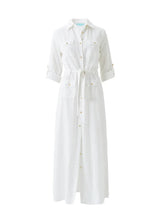 Dresses Melissa Odabash Darcy Buttoned Long Dress White Apoella