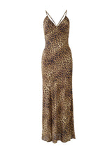 Dresses Melissa Odabash Jacey Cross Back Long Dress Cheetah Apoella
