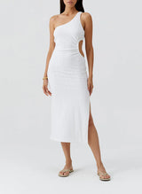 Dresses Melissa Odabash Lizzie Cut Out Midi Dress White Apoella
