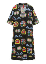 Dresses RIANNA + NINA Tependris Dress Rianna Futuristic Black Apoella