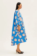 Dresses RIANNA + NINA Tependris Swing Dress Mila Olympic Blue O/S / Olympic Blue Apoella