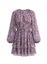 Dresses Sabina Musayev Zahara Short Dress Lilac Floral Apoella