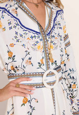 Dresses Scarlett Poppies Flora Danica Long Dress Vanilla Apoella