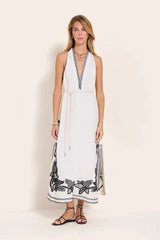 Dresses Scarlett Poppies In The Spirits Long Dress Vanilla/Black Apoella