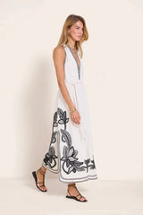 Dresses Scarlett Poppies In The Spirits Long Dress Vanilla/Black Apoella