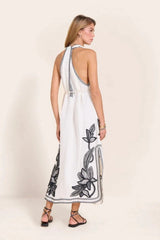 Dresses Scarlett Poppies In The Spirits Long Dress Vanilla/Black Apoella