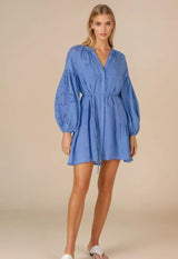 Dresses Scarlett Poppies Lira Short Dress Fiucci Blue Apoella