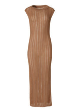 Dresses Stefania Frangista Sekoya Knit Long Dress Beige Apoella