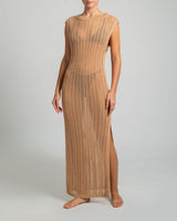 Dresses Stefania Frangista Sekoya Knit Long Dress Black Apoella