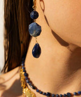 Earrings Antonia Karra Triple Drop Earrings Solidate Gold Pl O/S Apoella