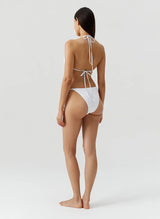 Girona Triangle Bikini Top White