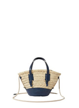 Handbags Zeus n Dione Thalassini Mini Straw Bag O/S / Navy Blue Apoella