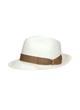 Hats Borsalino Federico Panama Hat Natural Ribbon Taupe Apoella