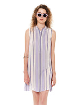 - Hera Sleeveless Shirtdress Purple Lavender O/S Apoella