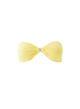 Istanbul Bandeau Link Bikini Top Yellow