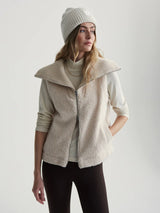 Jacket Varley Aspen Gilet Ash Taupe Apoella