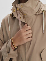 Jacket Varley Rema Short Rain Jacket Light Taupe Apoella