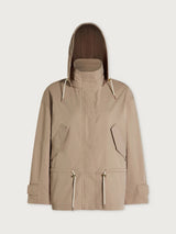 Jacket Varley Rema Short Rain Jacket Light Taupe Apoella