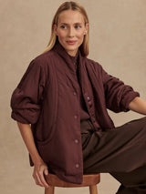 Jacket Varley Tilley Light Padded Jacket Decadent Chocolate Apoella