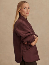 Jacket Varley Tilley Light Padded Jacket Decadent Chocolate Apoella