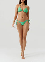Swimwear Melissa Odabash Key West Bikini Bottom Green Zigzag Apoella