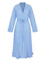 Kimono Heidi Klein Tinos Kimono Beachwear Light Blue/White S / White Blue Apoella