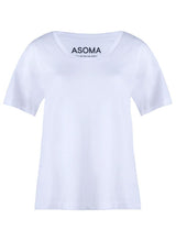Loungewear Asoma Round Neck Relaxed Fit T-shirt White Apoella
