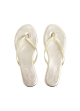 Melissa Odabash Flip Flops Gold Apoella