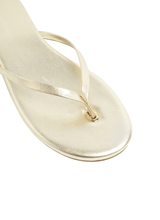 Melissa Odabash Flip Flops Gold Apoella