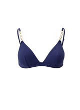 Mexico Bralette Chain Bikini Top Navy