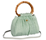 Mini Tote Apoella Serifos Mini Bamboo Raffia Straw Bag O/S / Mint Apoella