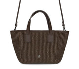 Mini Totes APOELLA Icaria Straw Mini Tote Brown O/S Apoella