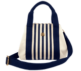 Mini Totes Apoella Riviera Canvas Mini Tote Striped O/S / Ivory Apoella