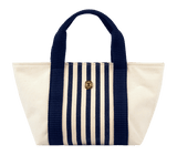 Mini Totes Apoella Riviera Canvas Mini Tote Striped O/S / Ivory Apoella