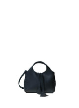 Mini Totes Callista Crafts Micro City Mini Tote Grained Leather Black O/S / Black Apoella