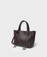 Mini Totes Callista Crafts Mini Tote Grained Leather Cocoa O/S Apoella