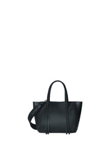 Mini Totes Callista Crafts Tote Mini Grained Leather Black O/S / Black Apoella