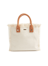 Mini Totes Melissa Odabash Porto Cervo Mini Tote Beige Beige / O/S Apoella