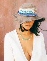 Necklaces Utopia By Elena Kougianou Isabel Necklace Turquoise Gold Plated O/S Apoella