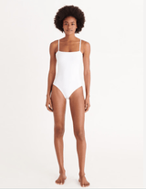 One-Piece Eres Aquarelle Tank Thin Straps One Piece Blanc Apoella