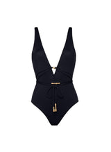 One-Piece Eres Lagon Classic Tank V Neck One Piece Noir Apoella