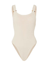 One-Piece Hunza G Domino Classic Hoops One Piece Blush O/S / Blush Apoella