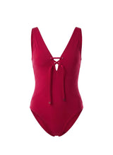 One-Piece Kiohne Port Lace Up One Piece Wild Magenta Apoella