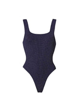 One-Piece Stefania Frangista Josie Over The Shoulder One Piece Seersucker Blue Apoella
