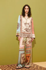 Pants Alémais Alberta Silk Pants Multi Apoella